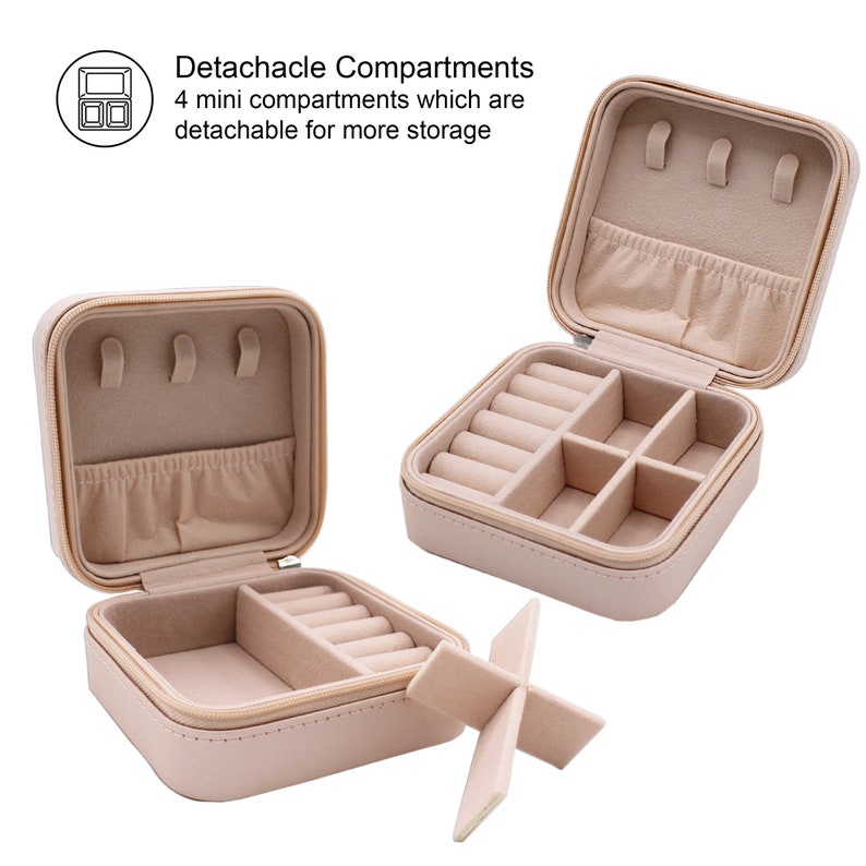 Monogrammed Travel Jewelry Organizer Girl Jewelry Box Etsy