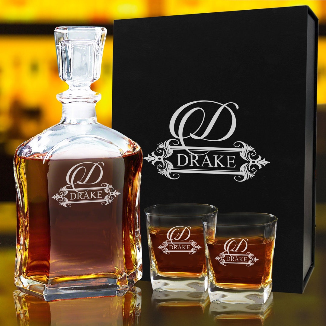 Scotch Decanter, Personalized Decanter, Groomsmen Gift, Engraved