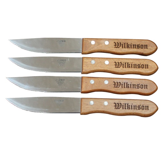 Set of 12 Personalized Steak Knives Steak Knife Groomsmen 