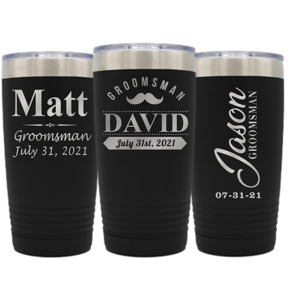 Personalized Tumblers for Groomsmen, Bachelor Party Tumbler, Tumbler for  Groom, Best Man Tumbler, Groomsmen Gifts for Groomsmen, Insulated 