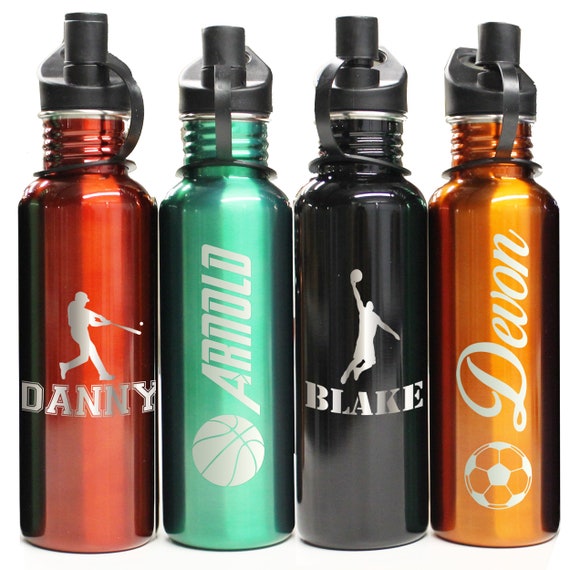 Personalized Water Bottle Sports Water Bottles Custom Water Etsy