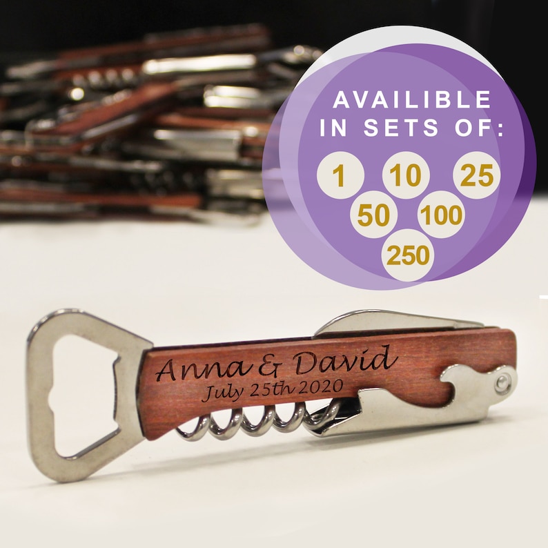 Personalized wedding party favors bottle opener favors bulk etsy