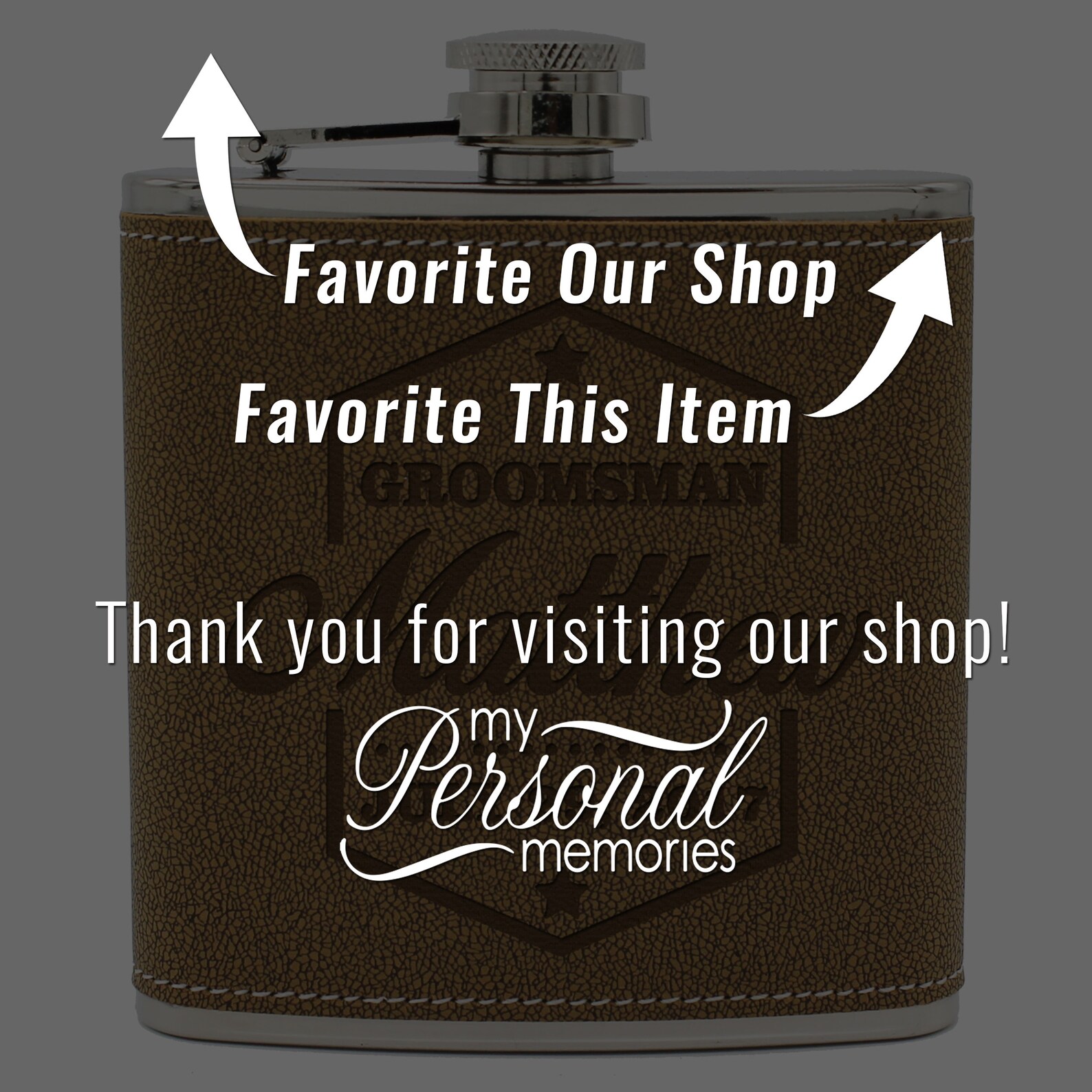 Personalized Flask Groomsmen Gift Box Groomsmen Flask Set Etsy