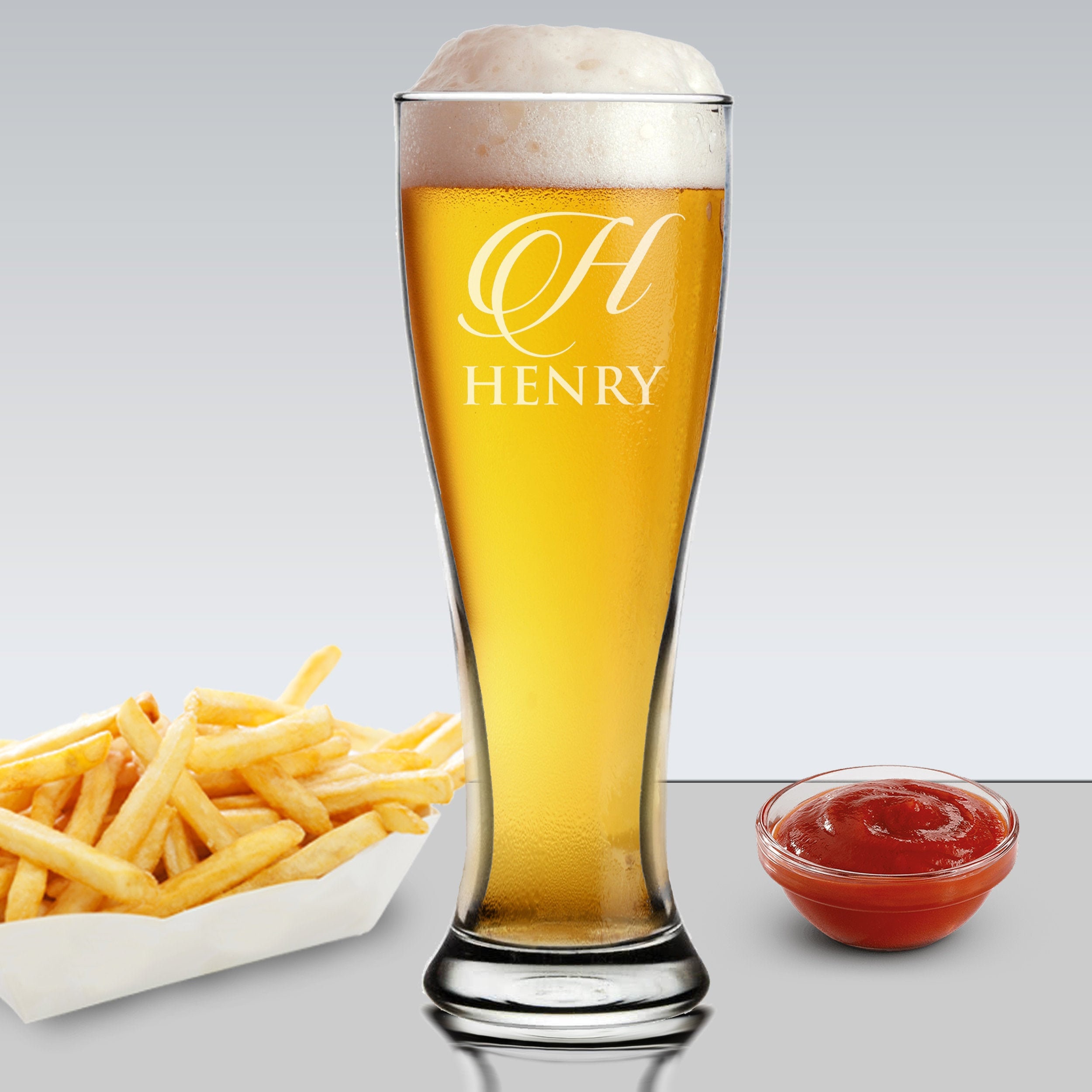 Personalized Pilsner Beer Glass