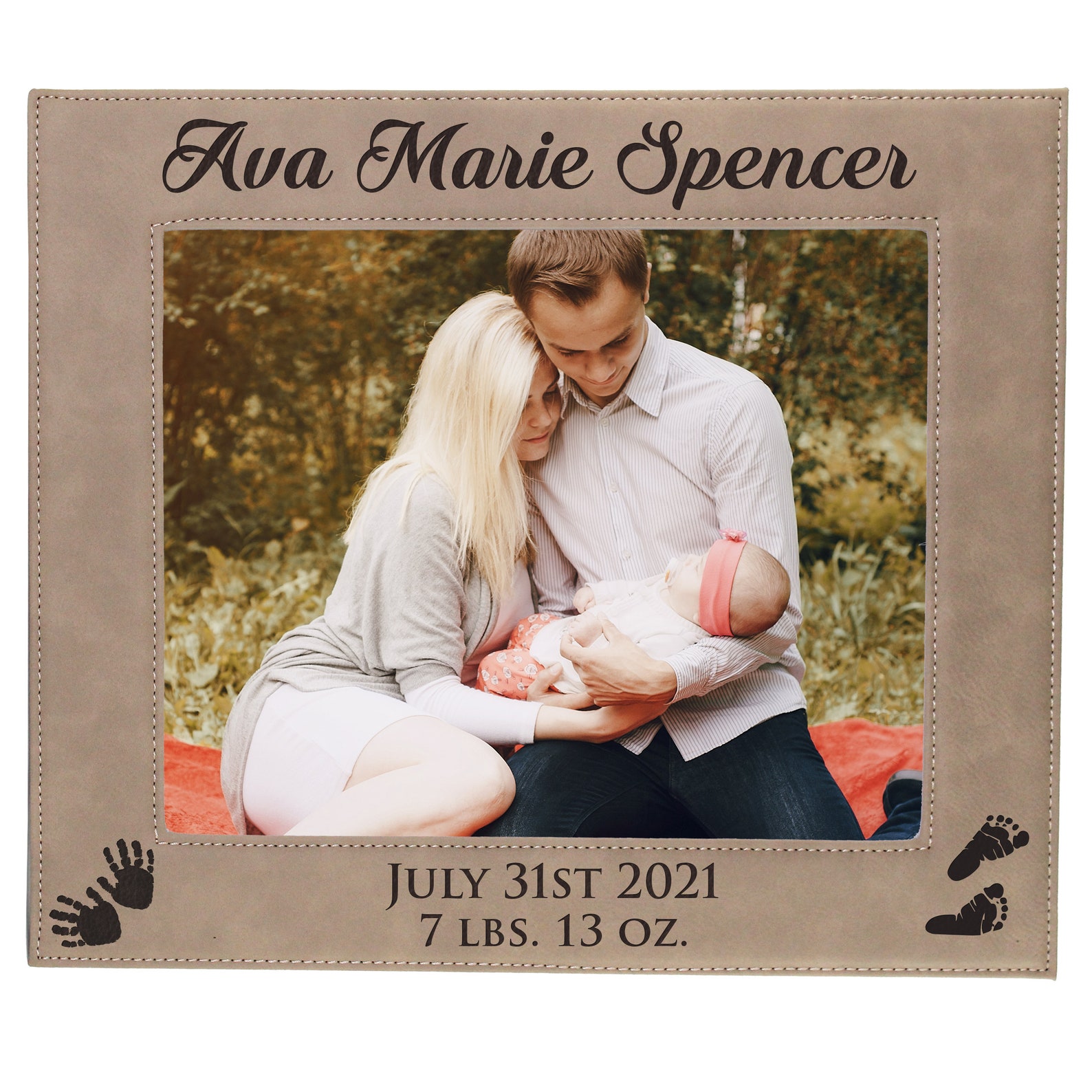 Personalized Baby Frame New Baby Picture Frame Baby Photo Etsy