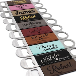 Bottle Opener Favor Personalized, Bar Tools, Bartender Bottle Opener Custom, Engraved Bottle Opener, Beer Opener Personalized