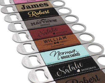 Bottle Opener Favor Personalized, Bar Tools, Bartender Bottle Opener Custom, Engraved Bottle Opener, Beer Opener Personalized
