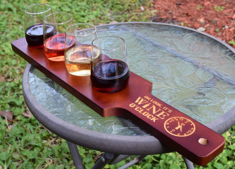 Personalized Wine Flight Custom Wine Gifts Monogram Wine Etsy