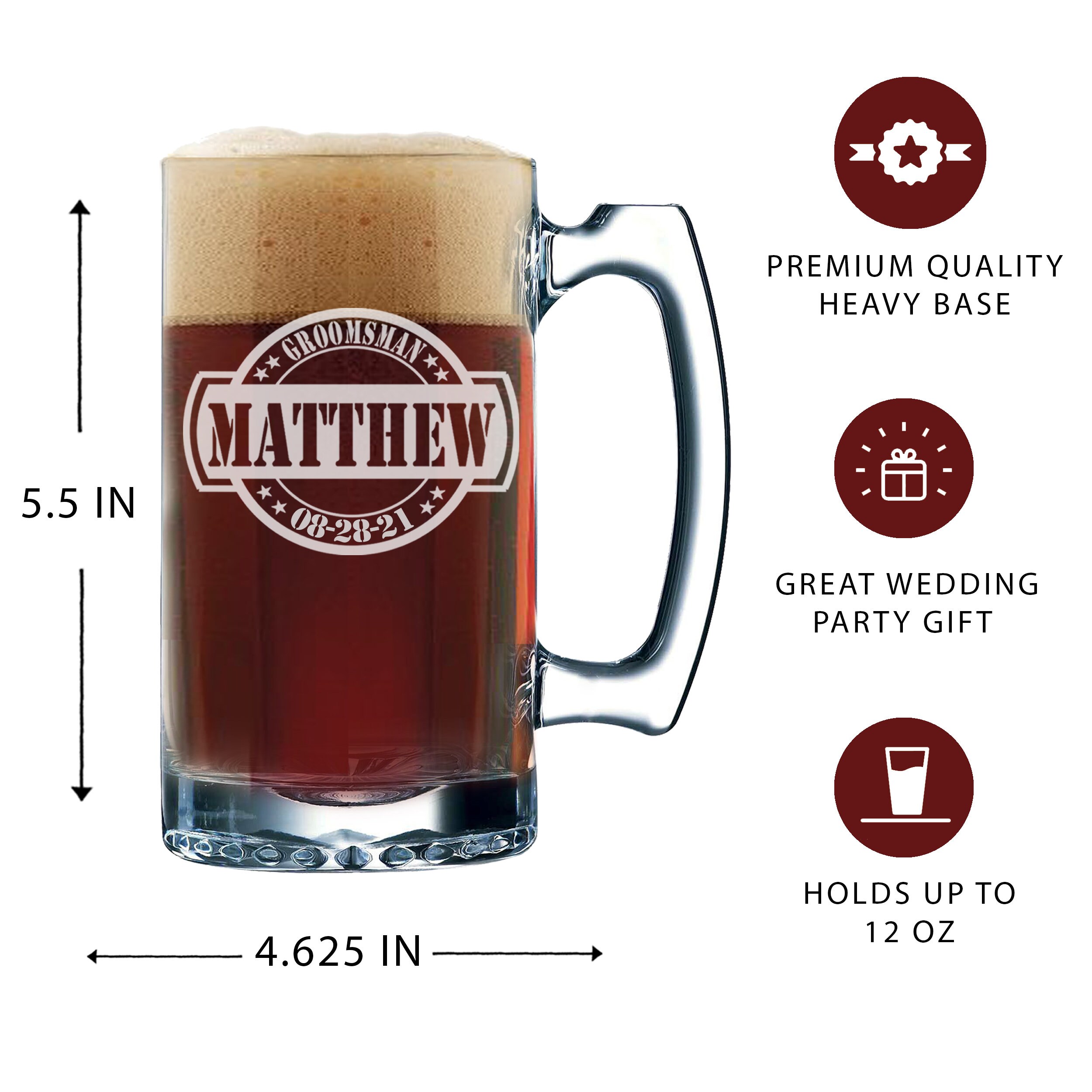 Wedding Beer Mugs Wedding Beer Glasses Wedding Beer Stein Etsy