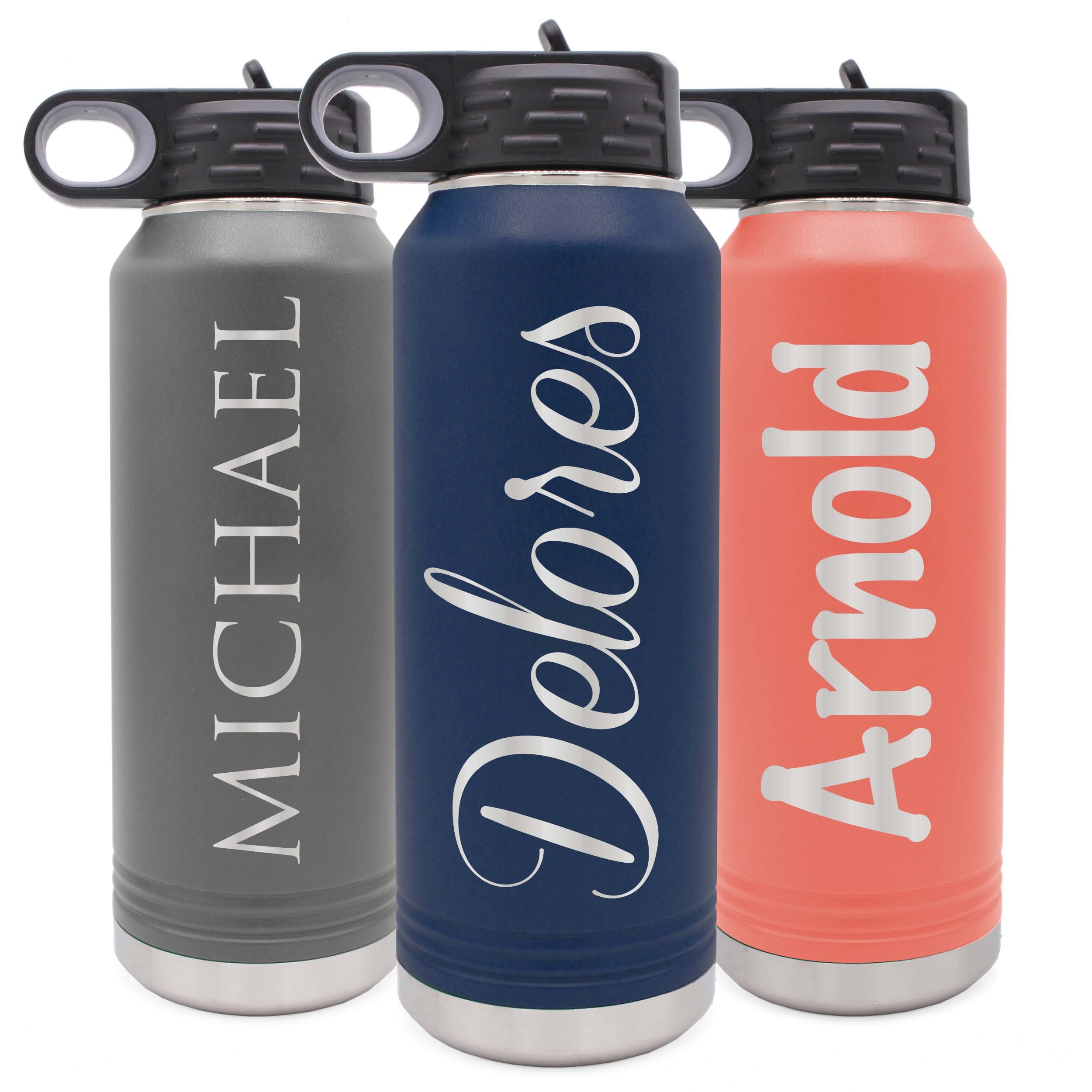 Custom 32 oz Water Bottle Tumbler Water Bottle With Lid and Etsy