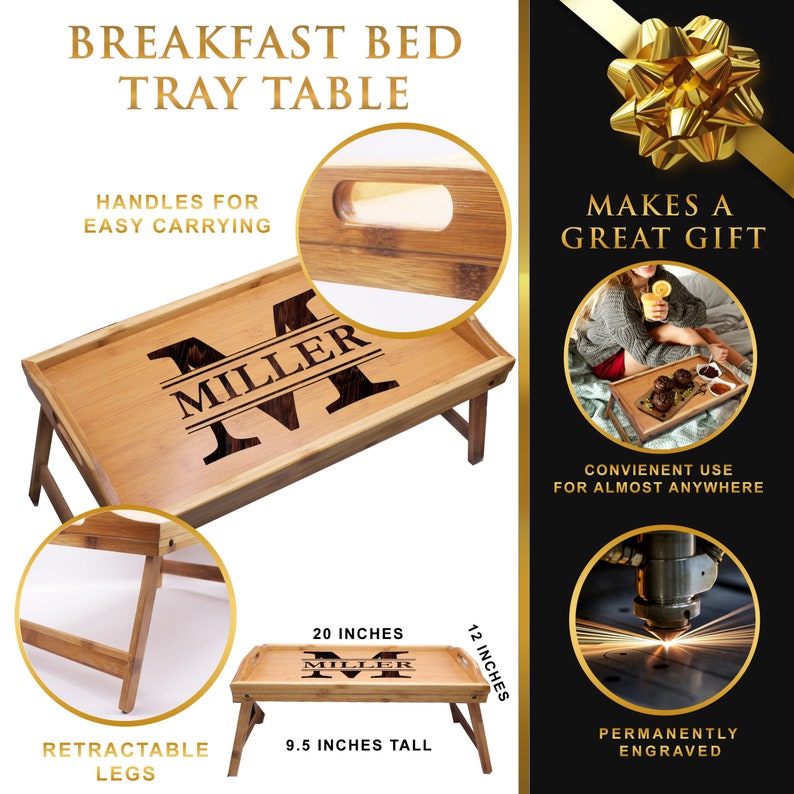 Bandeja de madera para servir, Bandeja personalizada, Bandeja grabada, Plato personalizado, Bandeja de madera, Bandeja a medida, Regalo para inauguración de casa imagen 6