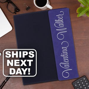 Personalized Engraved Padfolio, Custom Portfolio, Resume Folder, Business Gift for Him or Her