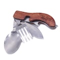 Custom Backpacking Utensils, Personalized Camping Utensils, Monogrammed Travel Utensils with Knife, Fork, Spoon and Can Openr