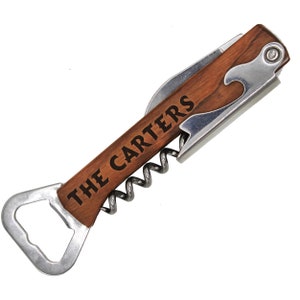 Personalized Wedding Party Favors, Bottle Opener Favors Bulk, Custom Corkscrew Favors, Wine Favors, Wedding Party Favor, Personalized Favors bild 7