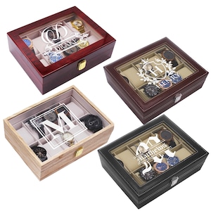 Personalized Watch Storage Box - Groomsmen Gifts - Father's Day Gift - Wedding Party Gift - Engraved, Customized, Monogrammed image 4
