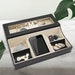 Leather Catchall, Mens Dresser Organizer, Personalized Valet Tray ...