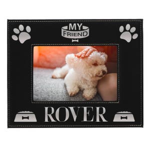 Personalized Dog Frame, Pet Picture Frame, Dog Picture Frame, Custom Pet Frame, Pet Photo Frame, Pet Gifts, Dog Lover Gift, Dog Gifts