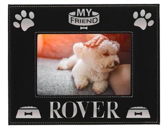 Personalized Dog Frame, Pet Picture Frame, Dog Picture Frame, Custom Pet Frame, Pet Photo Frame, Pet Gifts, Dog Lover Gift, Dog Gifts