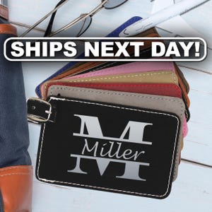 Personalized Luggage Tag Leather, Engraved Luggage Tag, Luggage Tags Personalized, Custom Luggage Tag, Travel Accessories, Luggage Tags