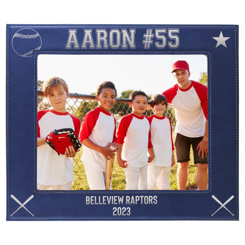 Baseball Team Gift Personalized Sport Picture Frame Baseball - Etsy