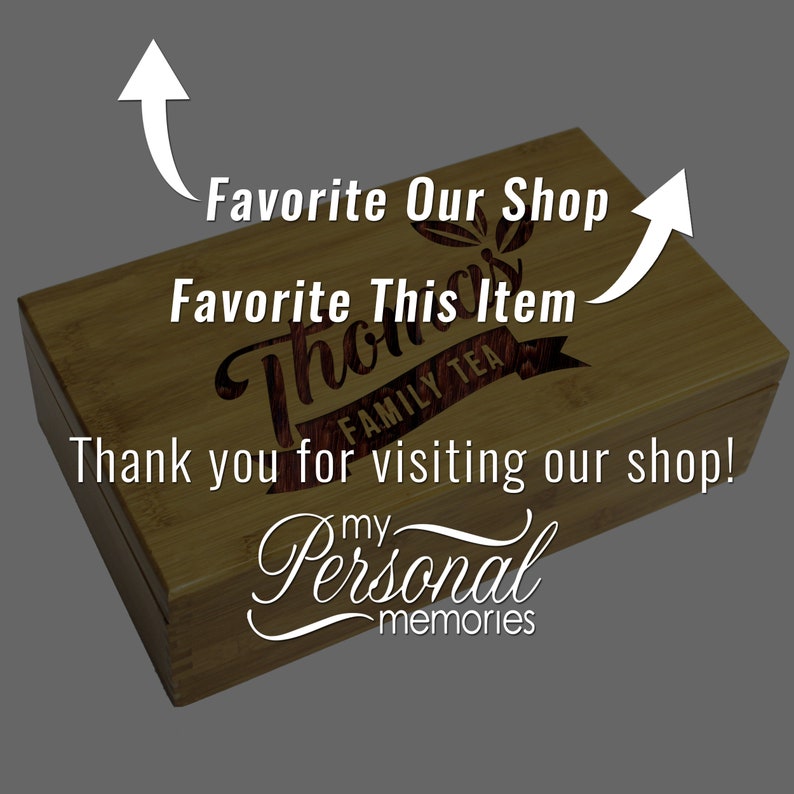 Personalized Mom Gift, Wife Gift, Custom Tea Gift, Mom from Daughter, Son, Husband, Tea Box Holder, Tea Lovers Gift, Gift for Tea Lover Bild 9