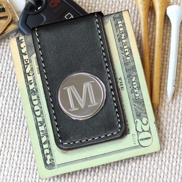 Money Clip Men, Money Clip for Men, Money Clip Gift for Dad, Leather Money Clip, Customized Money Clip, Money Clips for Guys, Him, Men