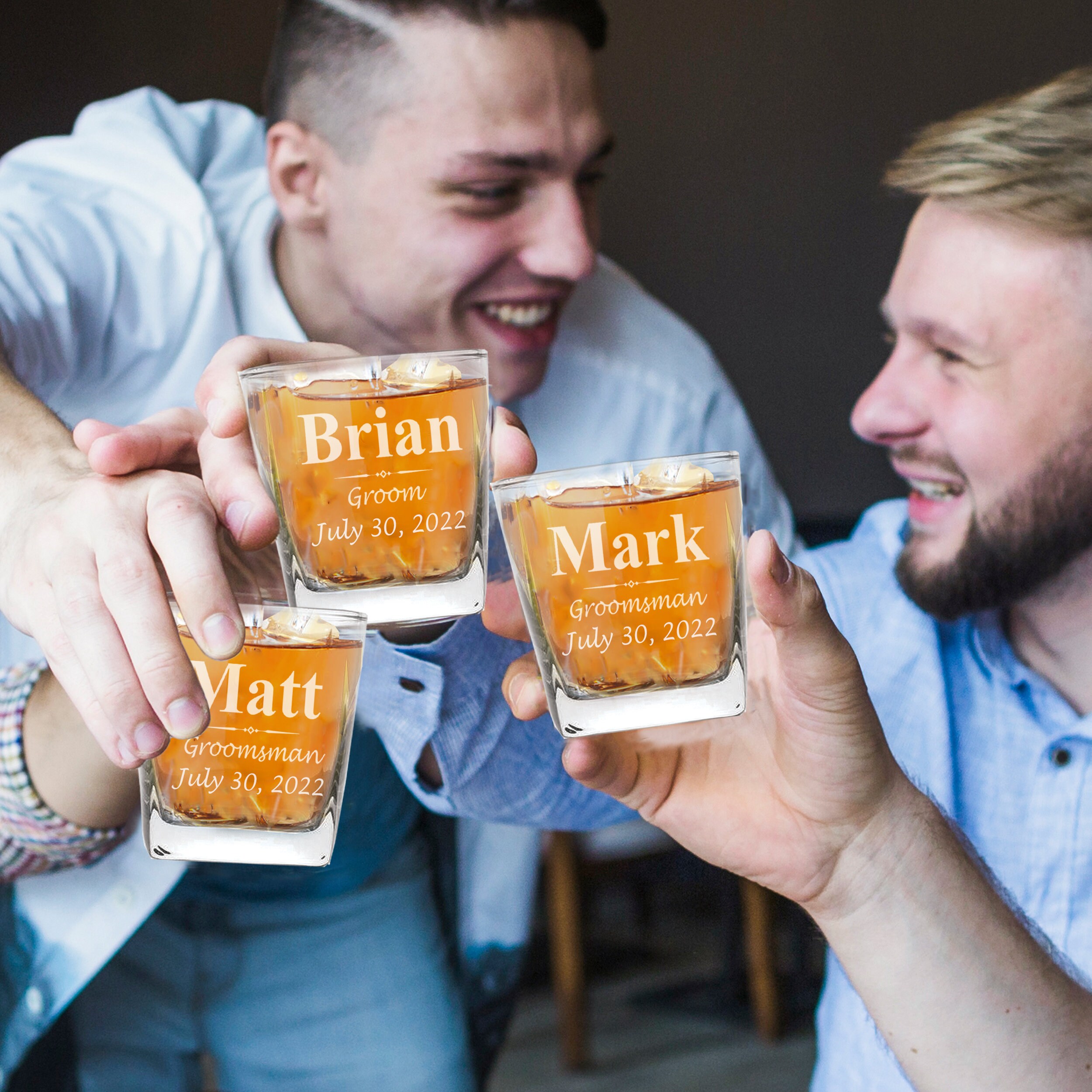 Personalized Old Fashioned Glasses Custom on the Rocks Etsy