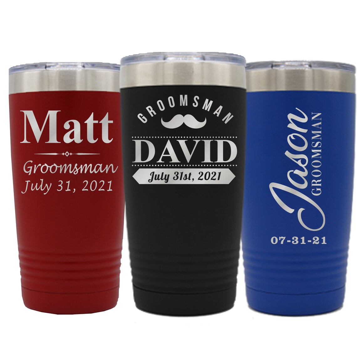 Personalized Tumblers for Groomsmen Bachelor Party Tumbler Etsy