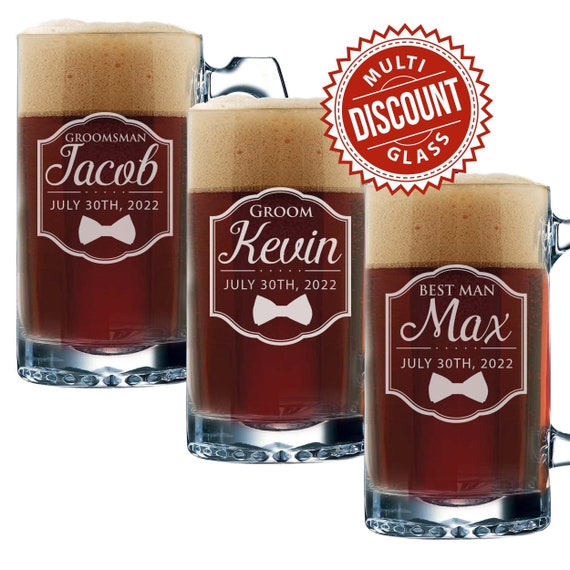 Personalized Beer Glass 12 oz