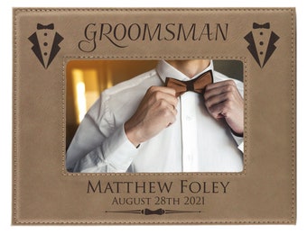 Groomsmen Frame, Best Man Picture Frame, Groomsman Picture Frame, Personalized Groomsmen Frame, Groomsmen Photo Frame