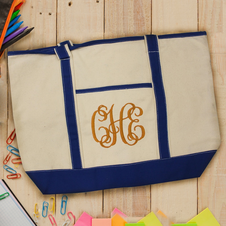 Personalized Canvas Tote Bags Etsy at Hazel Penney blog