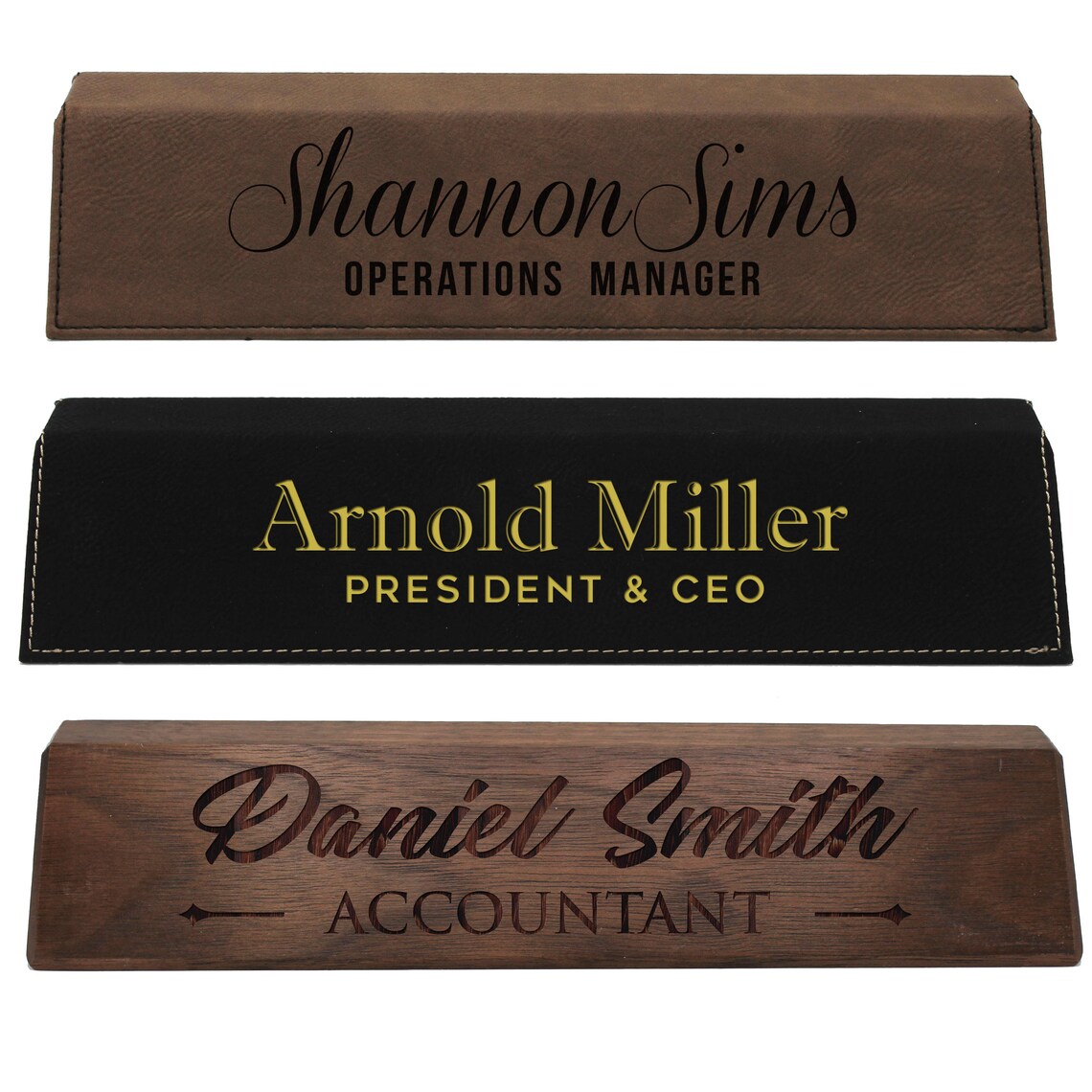 Personalized Nameplate Desk Name Plate Office Desk Etsy