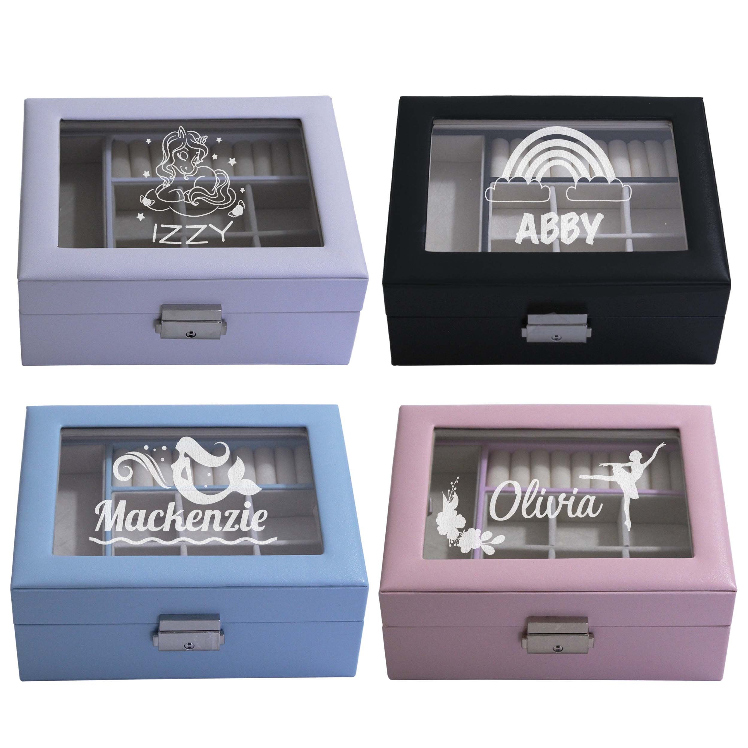 Girls Jewelry Box Luxury Kids Jewelry Box Birthday Gift for ...