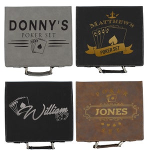 Personalized Poker Set, Poker Gifts, Poker Chip Display, Poker Player ...