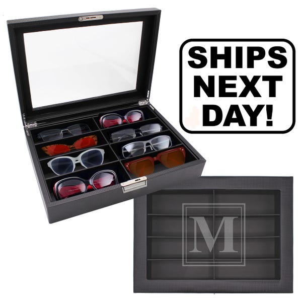 Sunglasses Case Custom, Sunglass Display Box, Personalized Sunglasses Box for Men/Woman, Eyeglass Holder, Sunglasses Organizer Storage