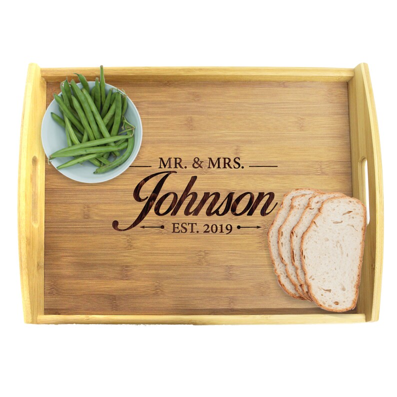 Serving Tray Wood Engraved Serving Tray Serving Tray Etsy