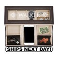 Personalized Valet Box, Monogrammed Valet Tray, Mens Catchall, Dresser Tray, Dresser Organizer, Valet Box Leather, Pocket Change Dish