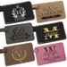 Custom Luggage Tag, Personalized Leather Luggage Tag, Luggage Tags Personalized,  Monogram Luggage Tag, Engraved Luggage Tag, Luggage Tags 