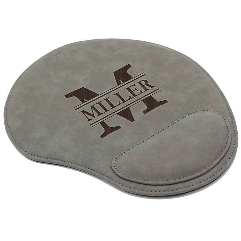 Mouse Pad Personalized Mouse Pad With Wrist Rest Mousepad Etsy