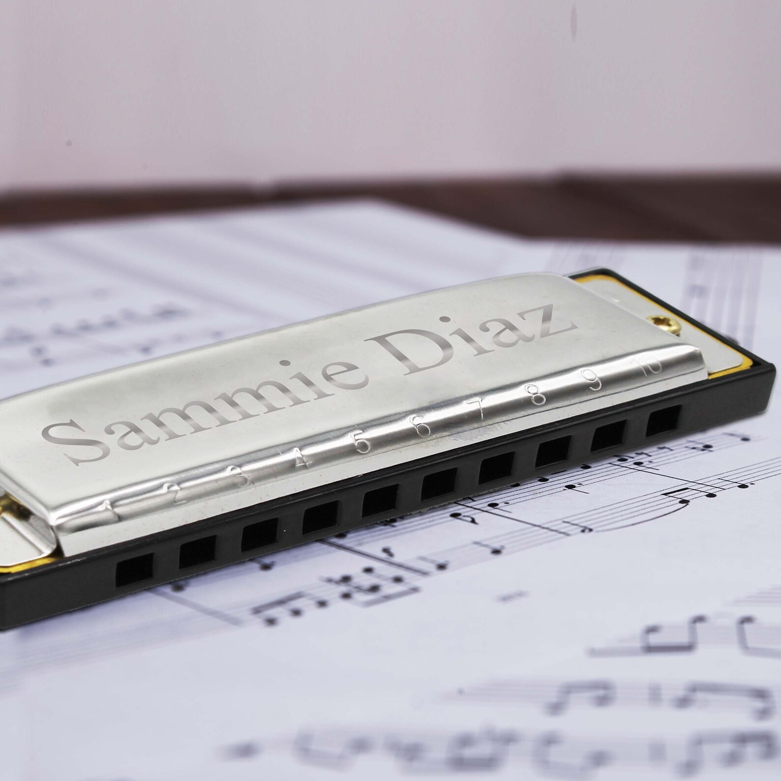 Personalized Stainless Steel Harmonica Groomsmen Gift Best Etsy