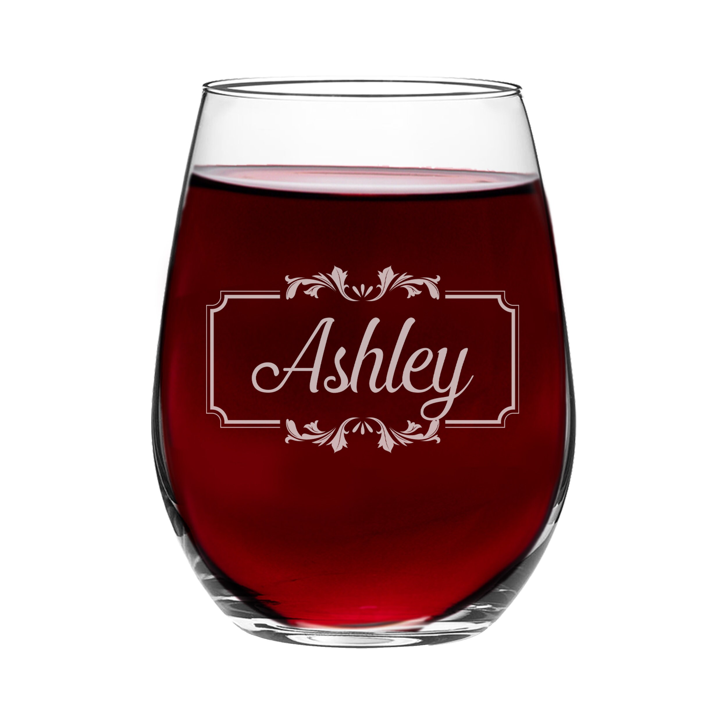 Personalized Stemless Wine Glasses Gift Engraved Gift for Etsy
