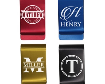 Personalized Money Clip, Engraved Money Clip, Groomsman Gift Ideas, Gifts For Him, Monogram Money Clip, Customized Metal Money Clip