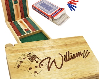 Customized Cribbage Board, Cribbage Board Wood, Cribbage Board Personalized, Wood Cribbage Board, Cribbage Board Custom, Cribbage Game