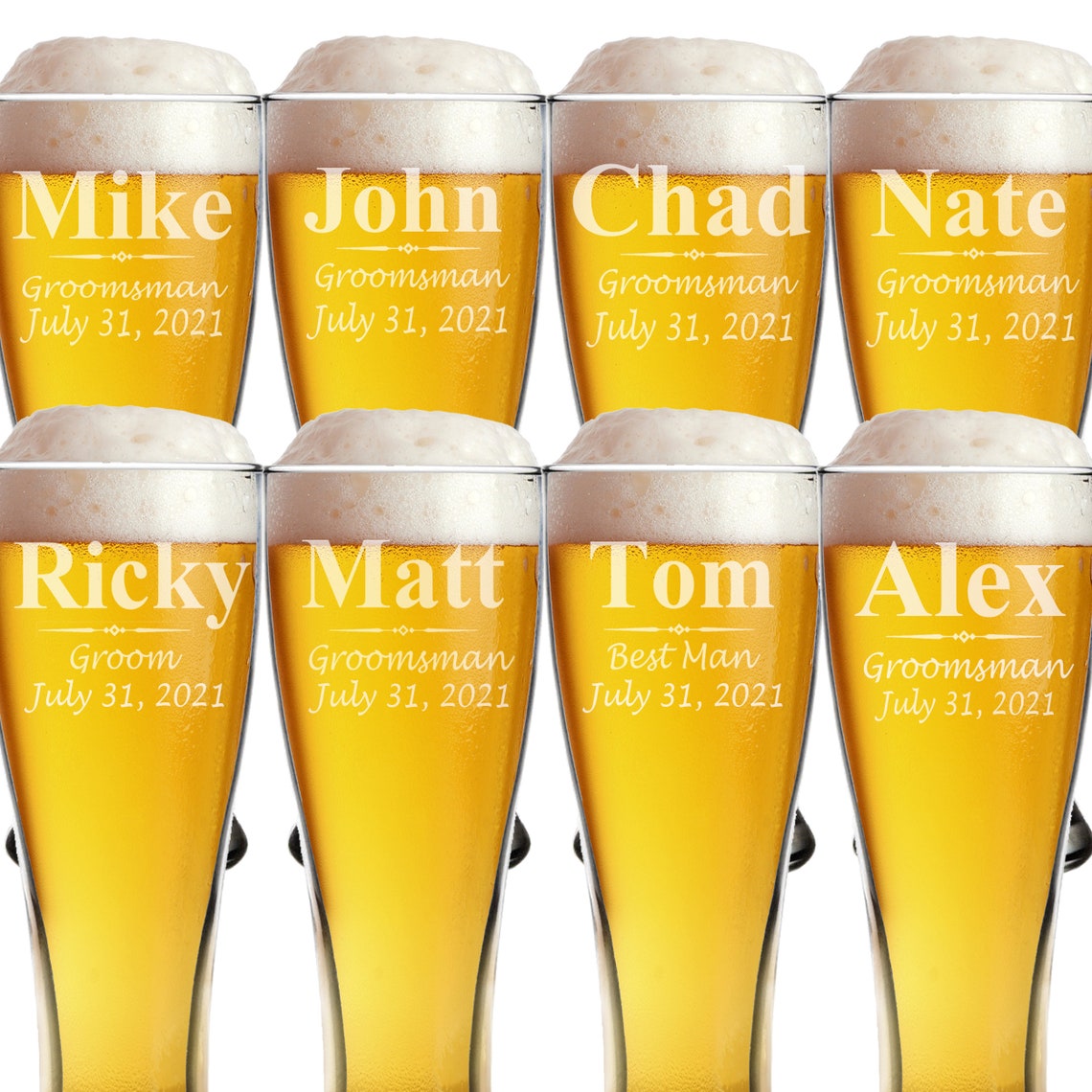 Personalized Beer Glasses Engraved Beer Glass Monogram Beer Etsy