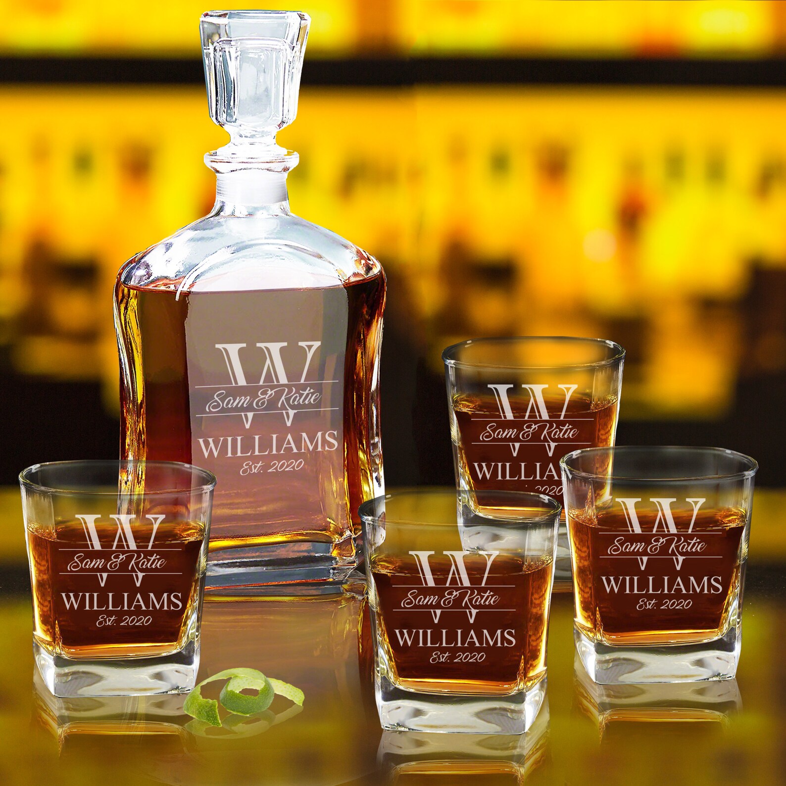 Scotch Decanter Personalized Decanter Groomsmen Gift Etsy