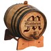 Personalized Whiskey Barrel,  1 or 2 or 3 Liter Mini Oak Whiskey Barrel - Groomsmen Gift - Birthday Gift - Engraved Whiskey Barrel 
