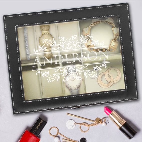 Mom Gift Custom Jewelry Box Personalized Girls Jewelry Box Engraved Jewelry Box Gift for Wife Jewelry Box for Girl Mother Gift
