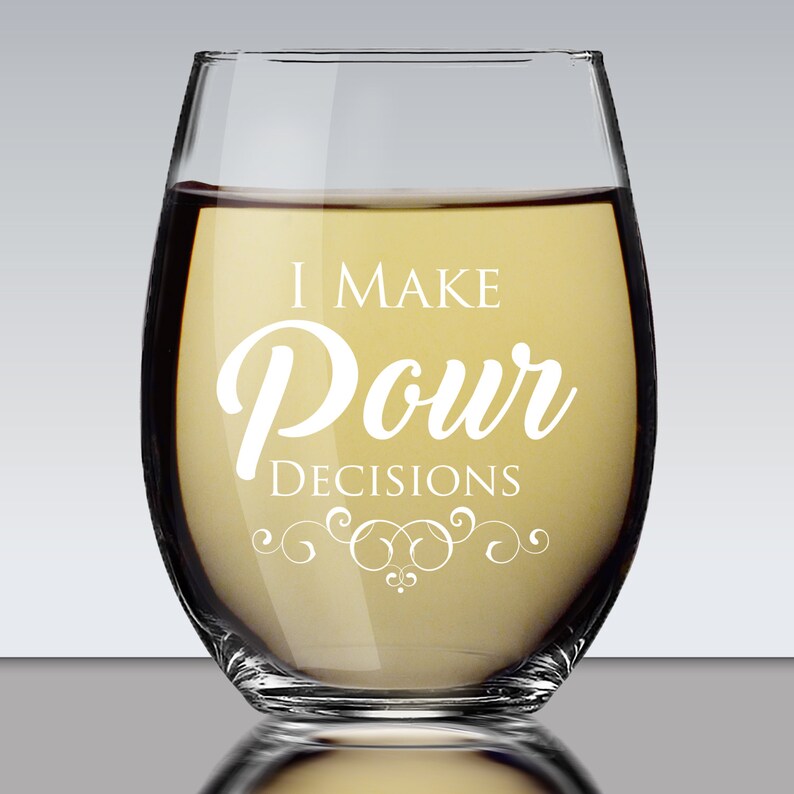 Fun Wine Glasses Cute Wine Glasses Unique Wine Gifts Etsy
