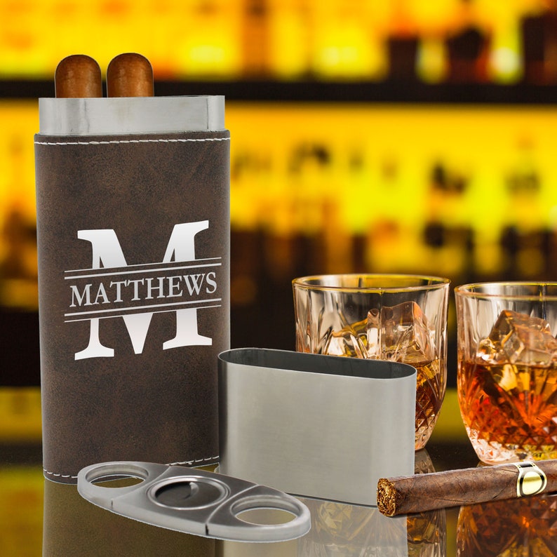 personalized cigar travel case