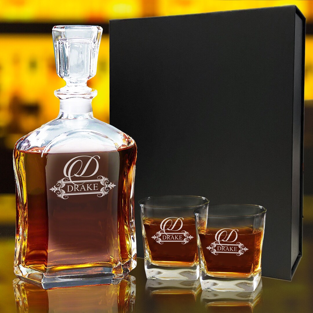 Scotch Decanter, Personalized Decanter, Groomsmen Gift, Engraved ...